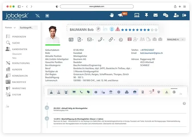 Personalverleih Temporär Temporärarbeit Temporärbüro